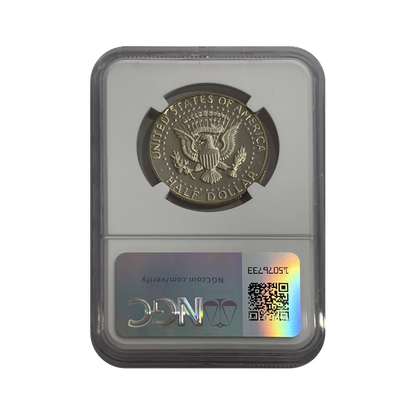 1982 S Kennedy Half Dollar San Francisco - Trolley Label - NGC PF70 UCAM - CoinsTV