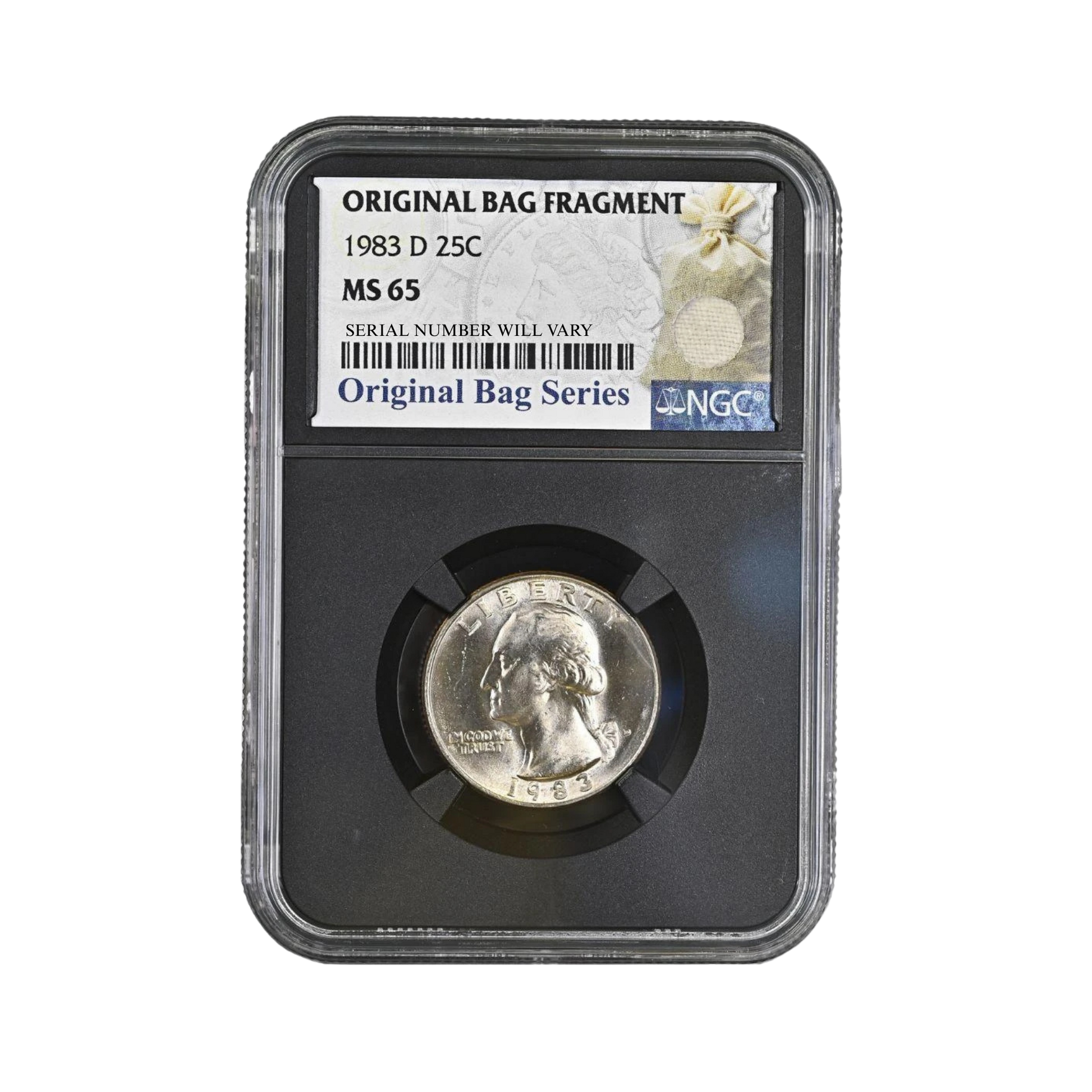 1983-D Washington Quarter - NGC MS65 Original Bag Series - CoinsTV