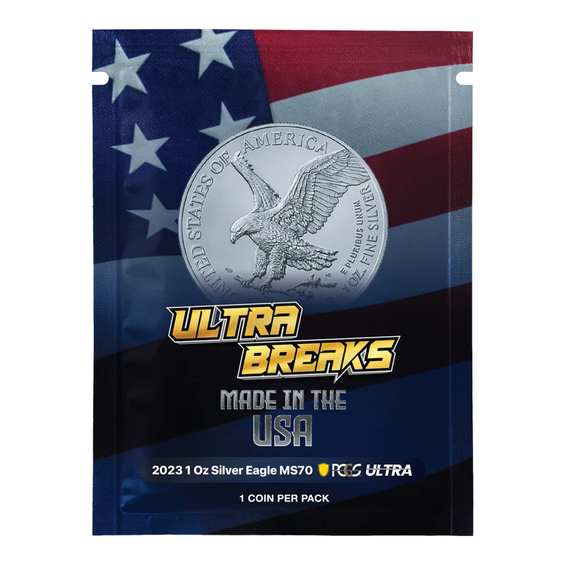 2023 Ultrabreaks Silver Eagles MS70 Pack - Made in the USA - CoinsTV