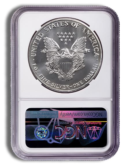 1989 Silver Eagle - Business Strike - NGC MS69
