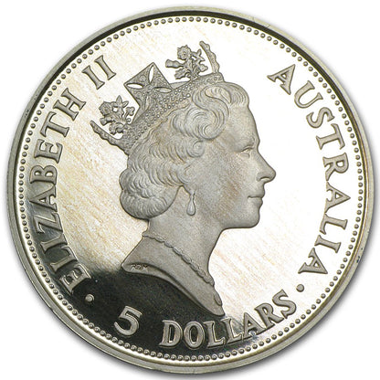 1990 Australia Kookaburra 1 oz Silver Proof