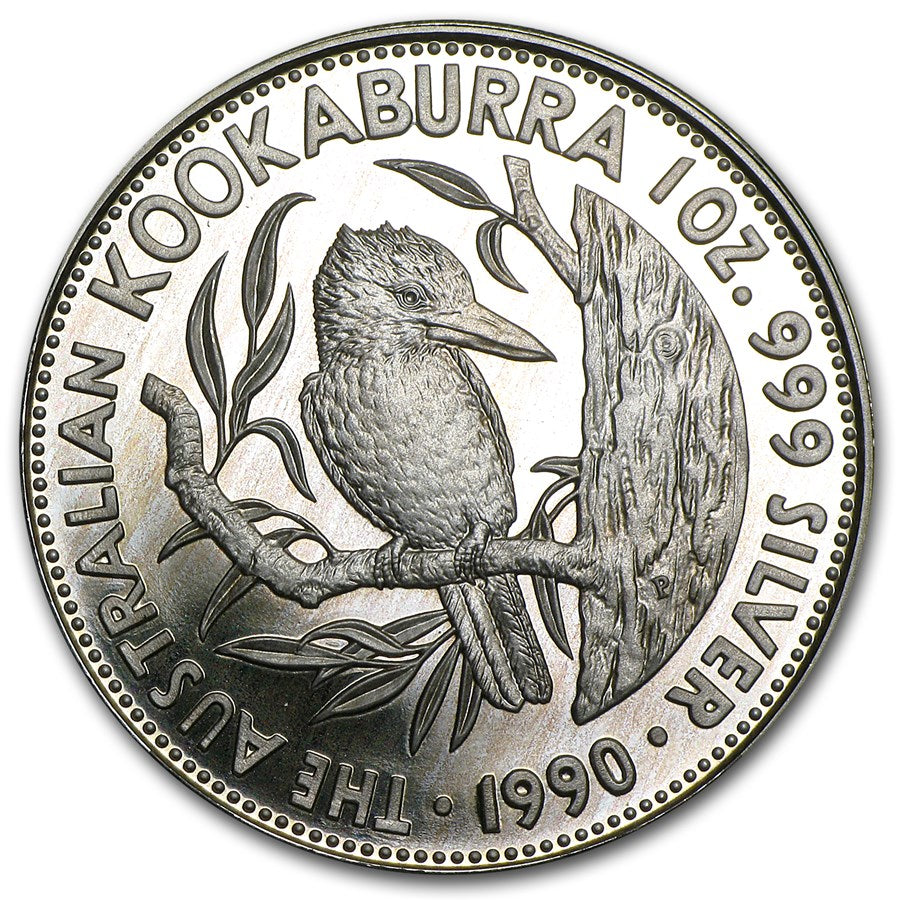 1990 Australia Kookaburra 1 oz Silver Proof