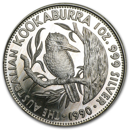 1990 Australia Kookaburra 1 oz Silver Proof