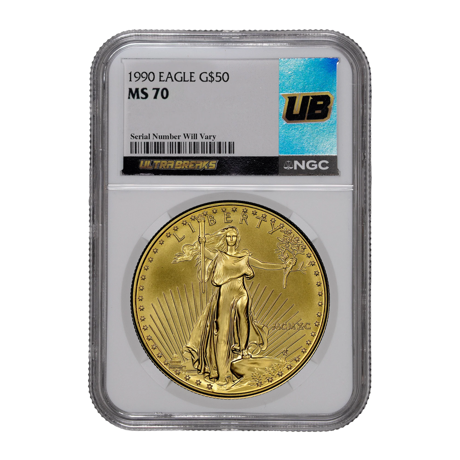 UltraBreaks Saved by the 90s Silver Eagle NGC Certified - CoinsTV