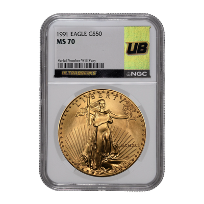 UltraBreaks Saved by the 90s Silver Eagle NGC Certified - CoinsTV