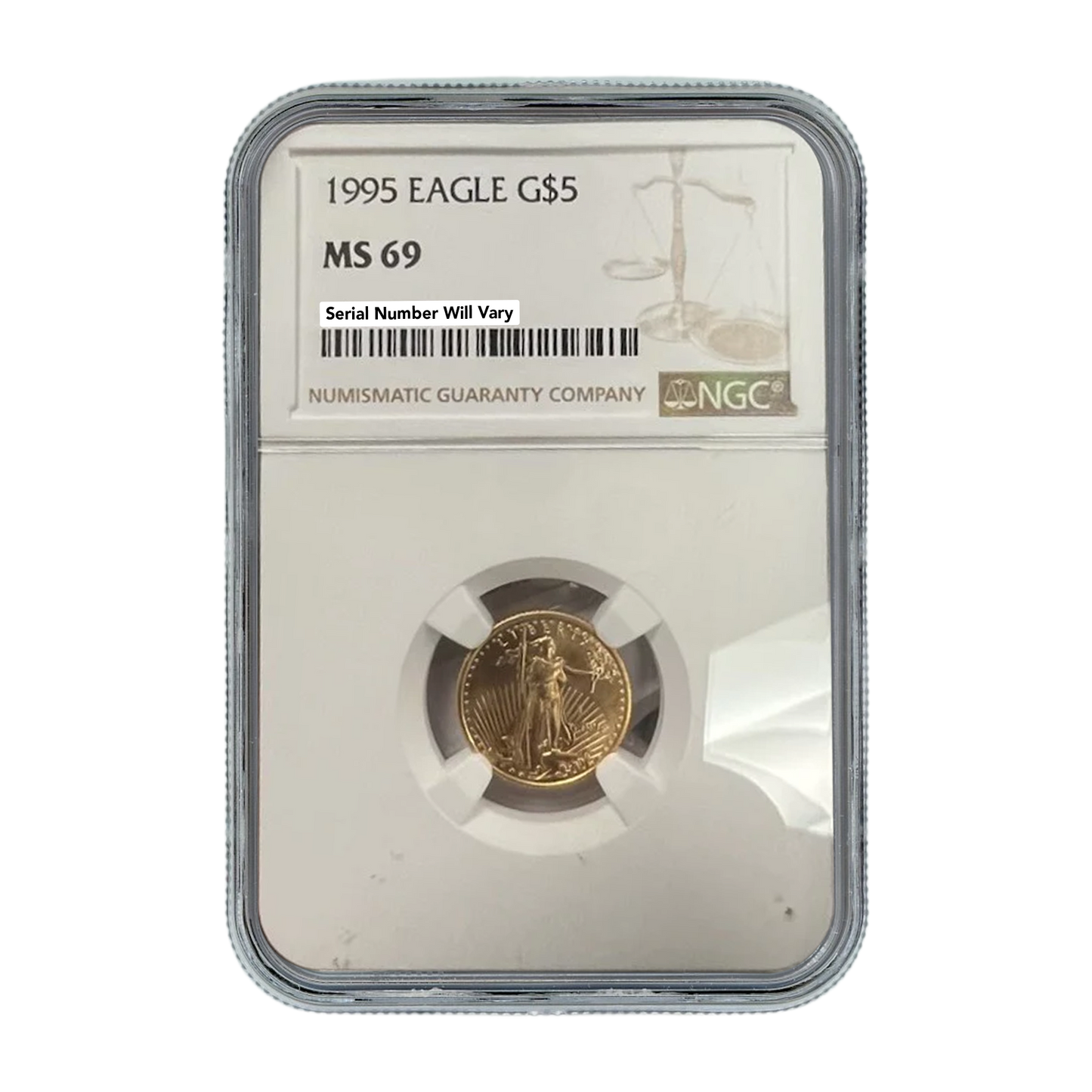 1995 $5 Gold Eagle - NGC MS69