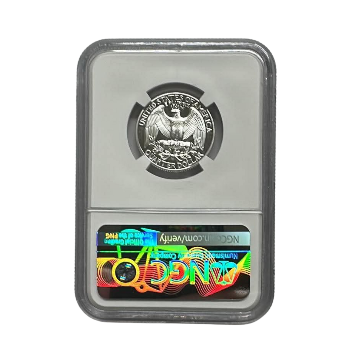 1997-S Washington Silver Quarter - NGC PF69UCAM Washington Signature Flag Label