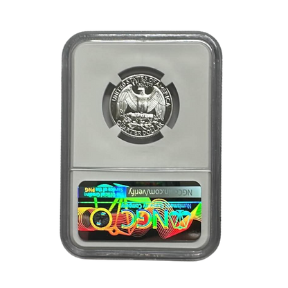1997-S Washington Silver Quarter - NGC PF69UCAM Washington Signature Flag Label