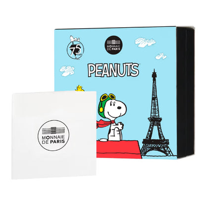 2025 France Peanuts Snoopy 75th Anniversary 0.5g Gold Coin
