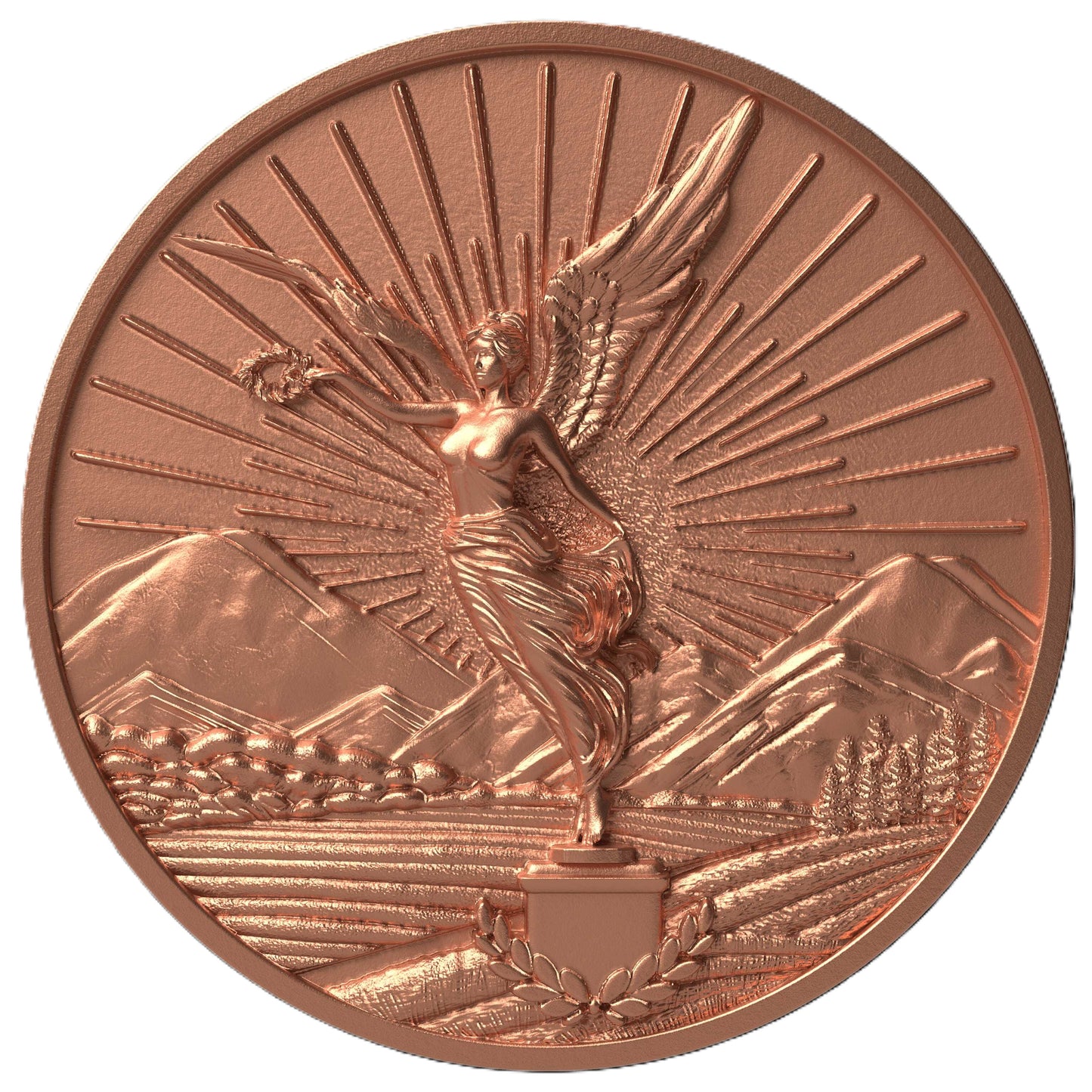 2026 Angel of Independence 12g Copper Stacker Blind Box