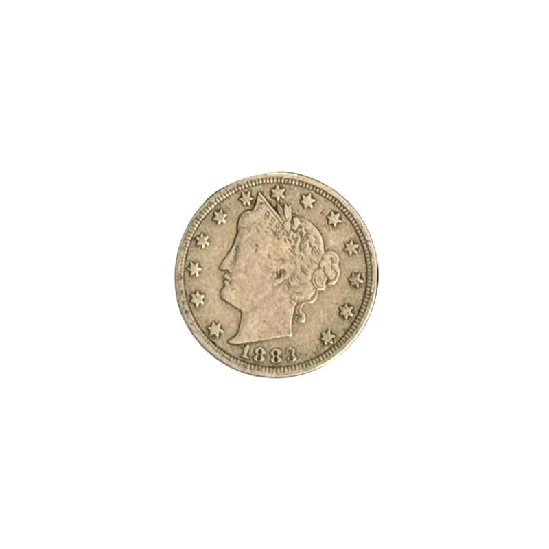 1883 Liberty No Cents Nickel - Collector Quality Circulated - CoinsTV