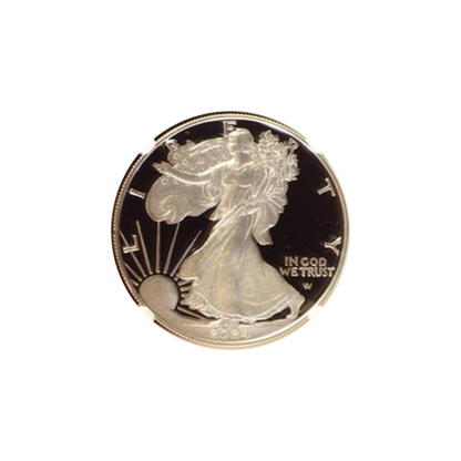 2024-W Silver Eagle - Ed Moy Signature - NGC PF70UCAM Blue Label