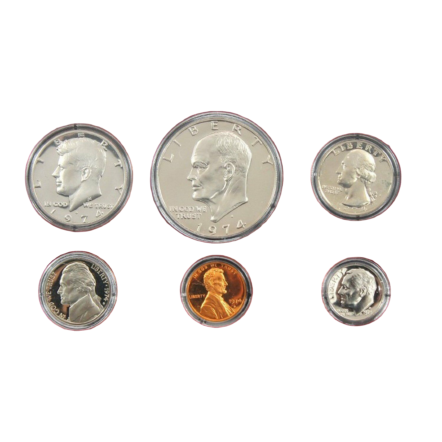 1974 US Proof Set - 6 Coins - CoinsTV