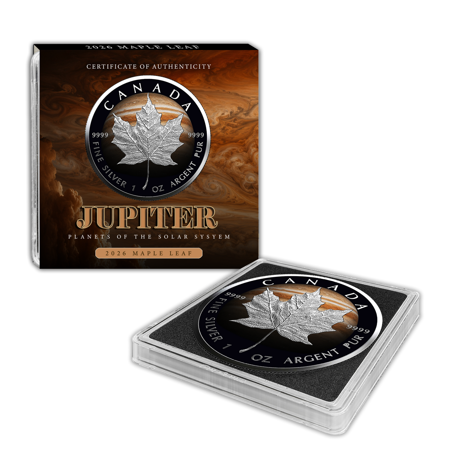 2026 Jupiter Maple Leaf - Planets of the Solar System Series