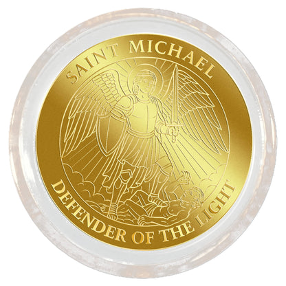 2026 Liberia Archangel Michael 1/1000 oz Gold Coin in Card - CoinsTV