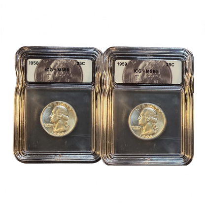 Washington Silver Quarter - ICG MS66 Washington Label Grab Bag