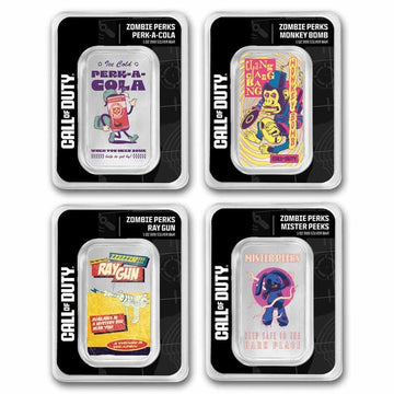 2025 Call of Duty Zombie Perks 1 oz Silver Bar Mystery Pack