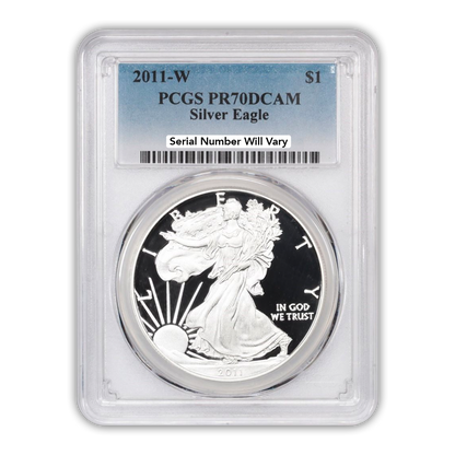 2011 Silver Eagle - Proof - PCGS PR70