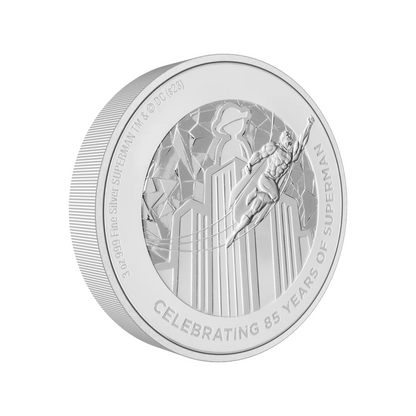2023 Warner - NZM Superman 85th Anniversary 3oz Silver Coin - CoinsTV