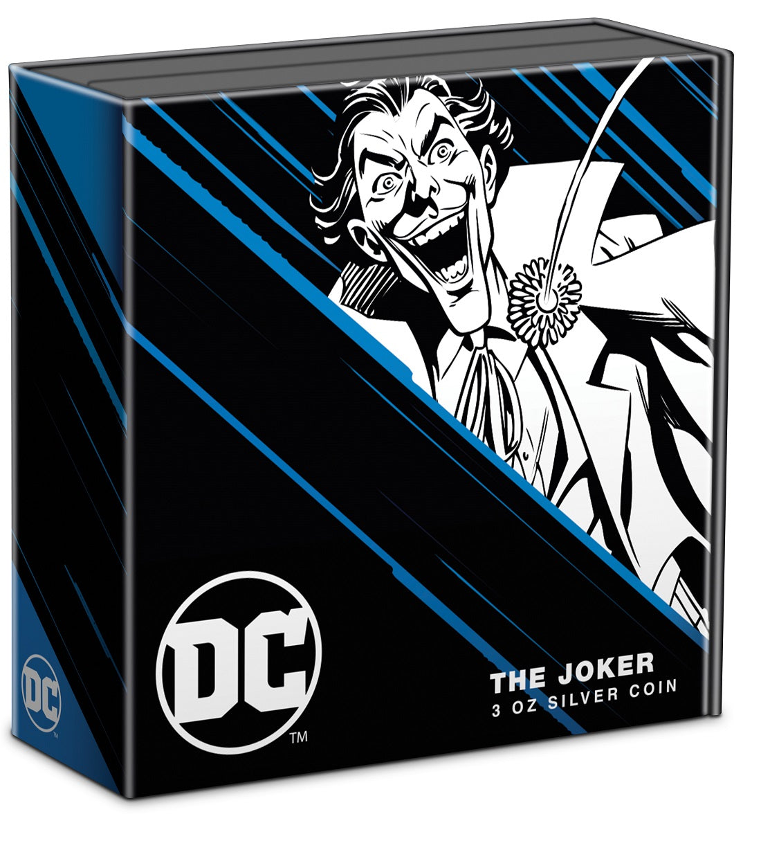 2023 Warner - DC Villains - The Joker 3oz Silver Coin - CoinsTV