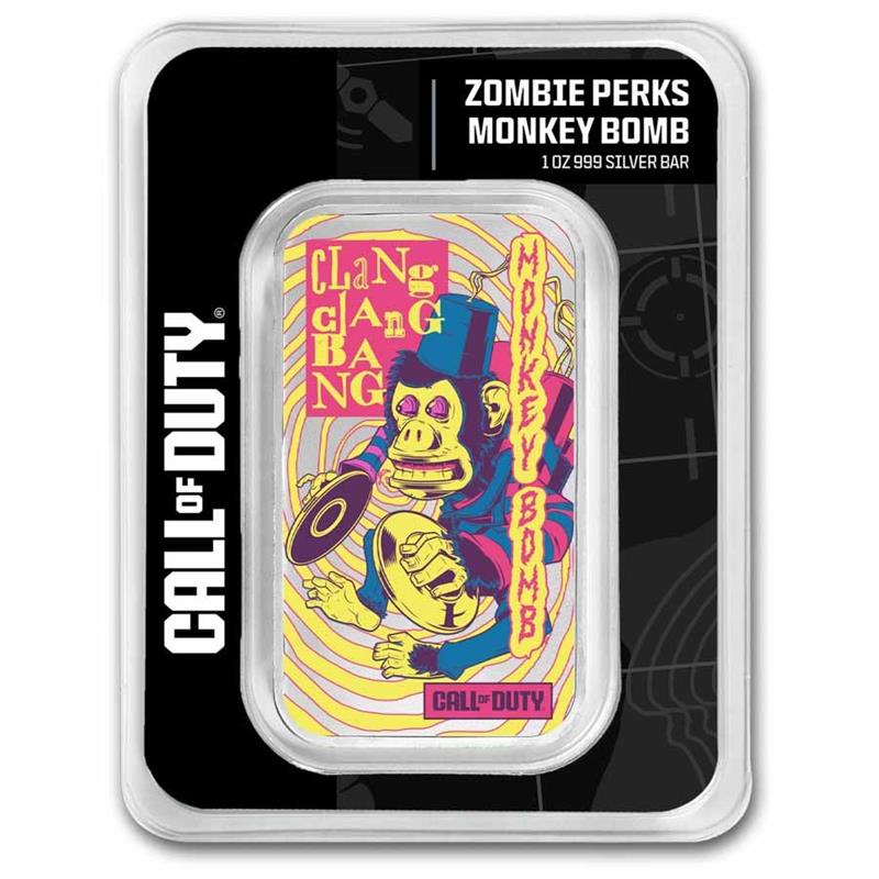 2025 Call of Duty Zombie Perks 1 oz Silver Bar Mystery Pack 2025 Call of Duty Zombie Perks 1 oz Silver Bar Mystery Pack