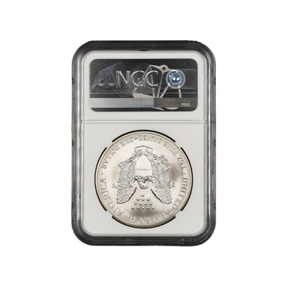 2000 Silver Eagle NGC BU Millennium Set & Certified Note