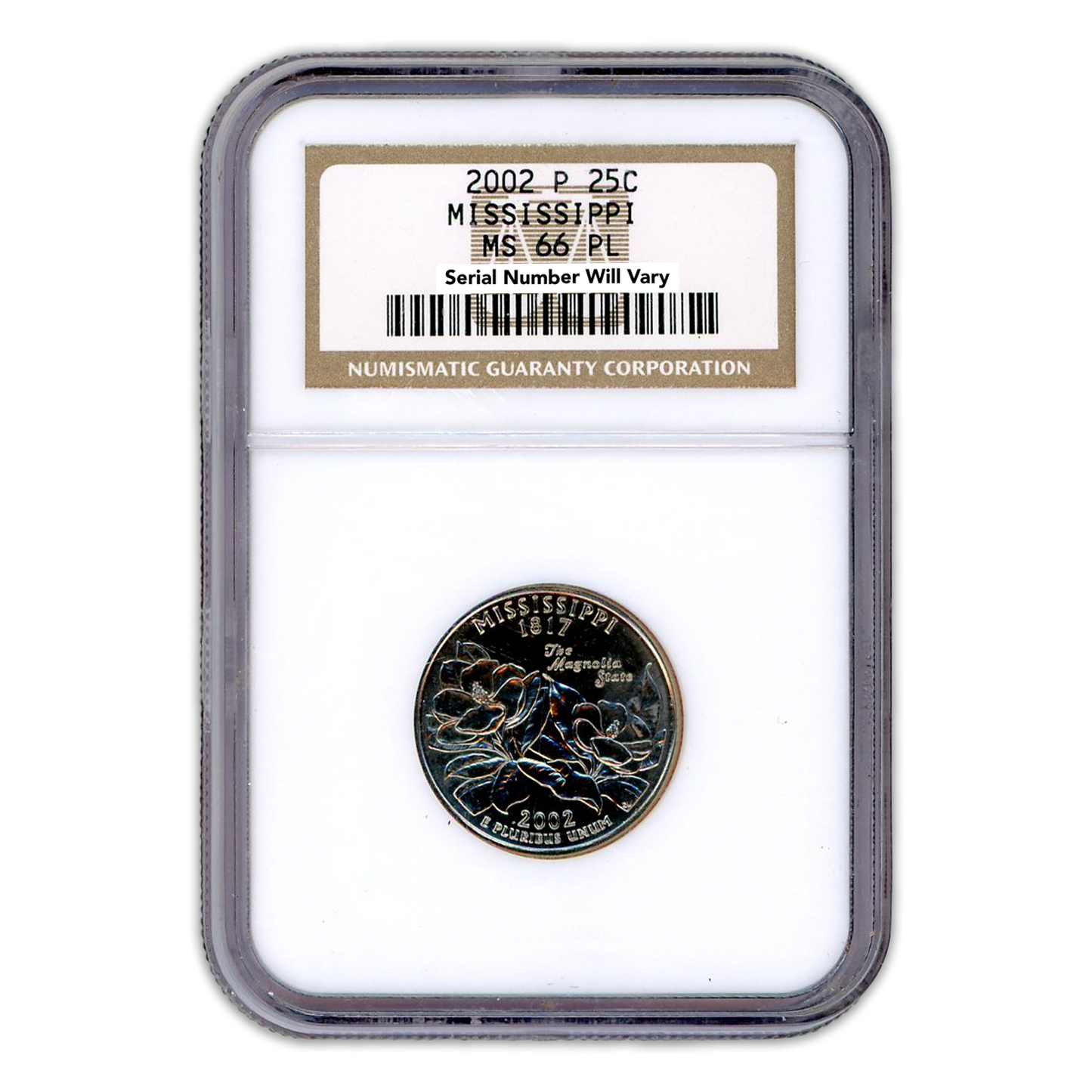 2002 Mississippi State Quarter Philadelphia - NGC MS66 PL- Prooflike - CoinsTV
