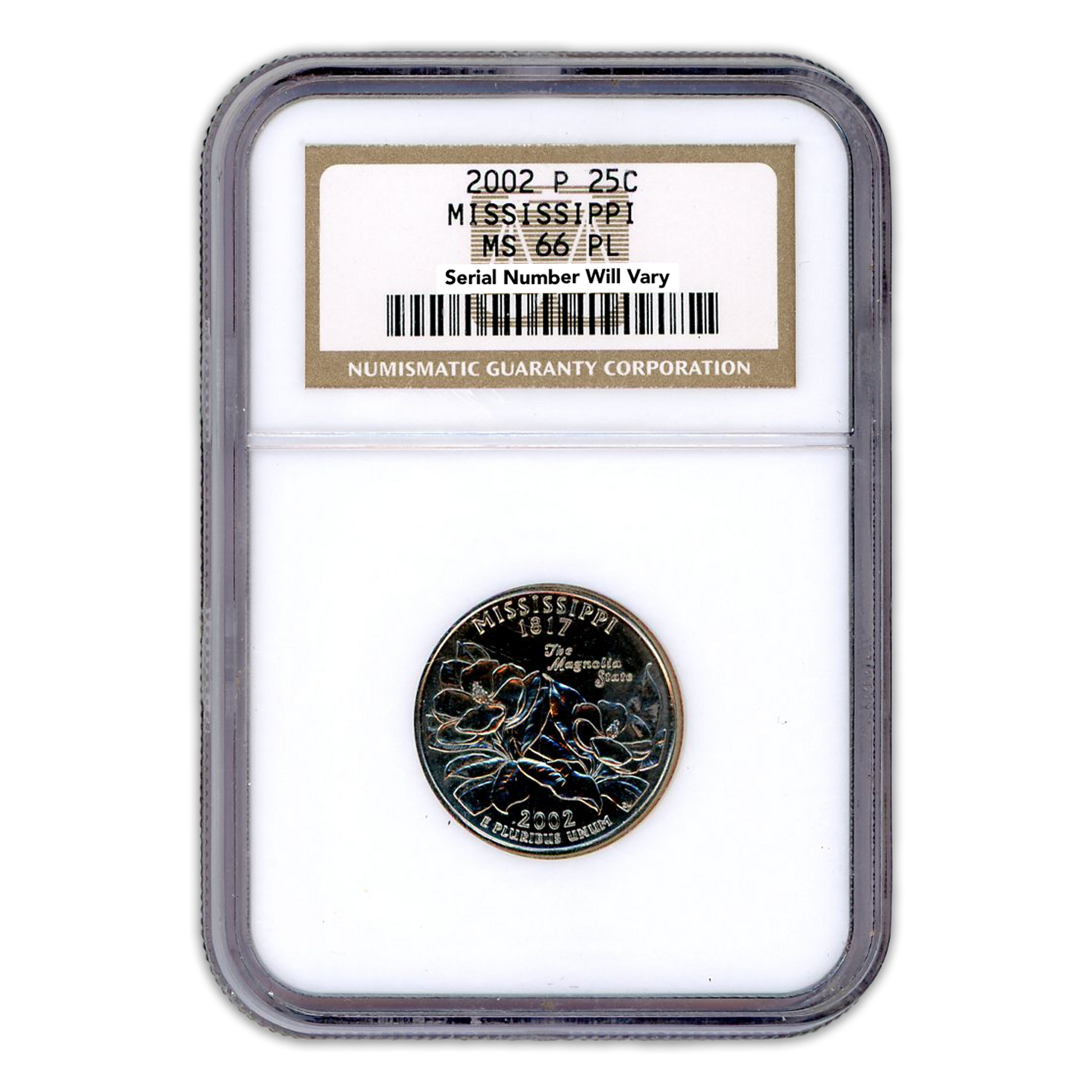2002 Mississippi State Quarter Philadelphia - NGC MS66 PL- Prooflike - CoinsTV