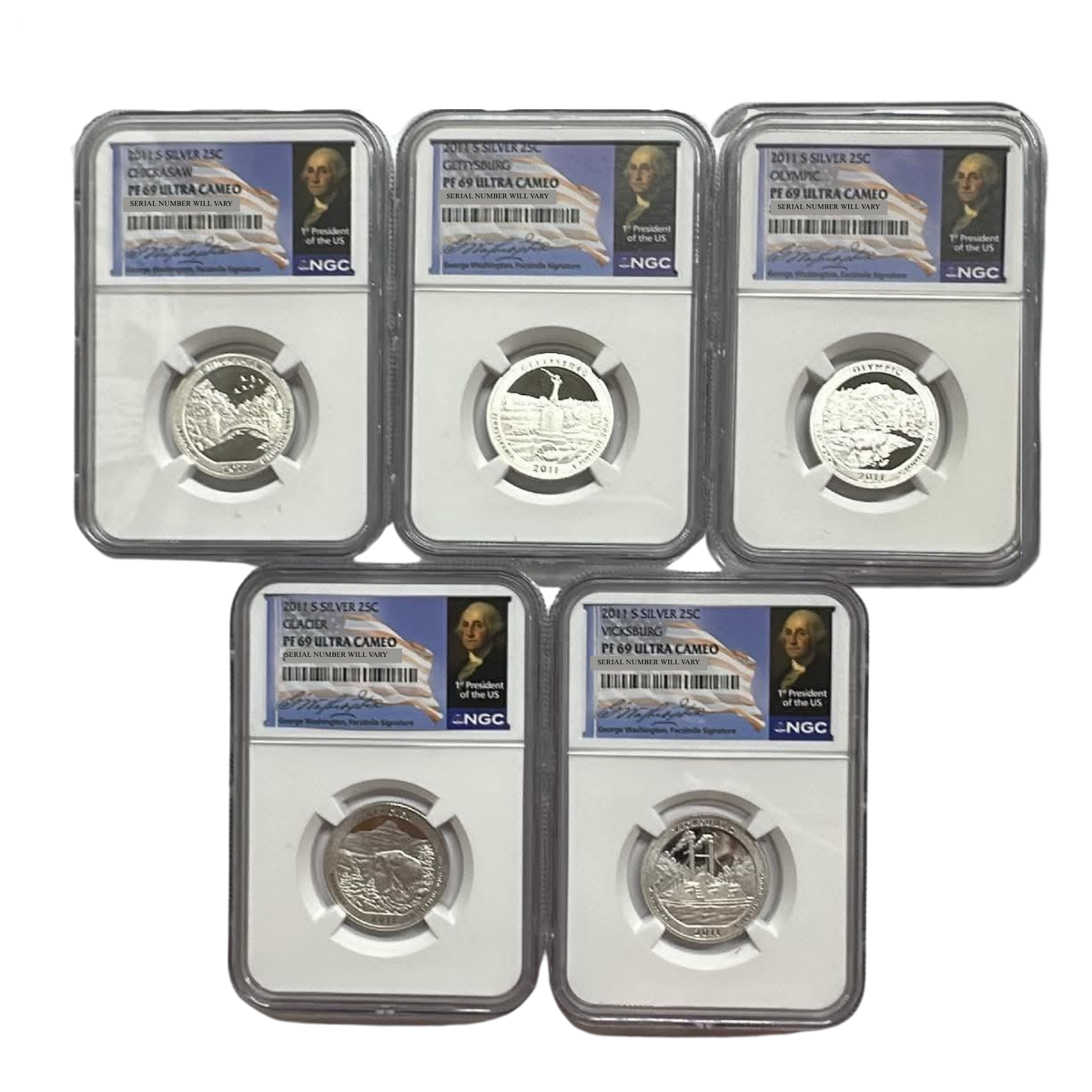 2011-S Silver Quarter Proof - America the Beautiful - NGC PF69UCAM Grab Bag