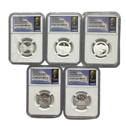 2011-S Silver Quarter Proof - America the Beautiful - NGC PF69UCAM Grab Bag - CoinsTV