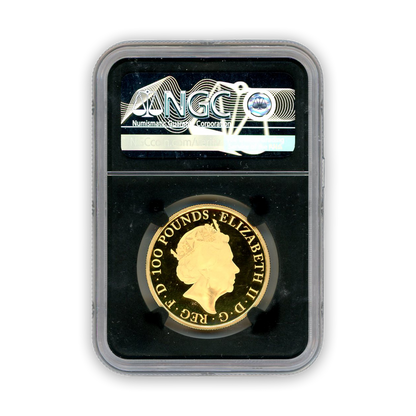 2018 Gold Great Britain Two Dragons- NGC PF70 FDI - CoinsTV