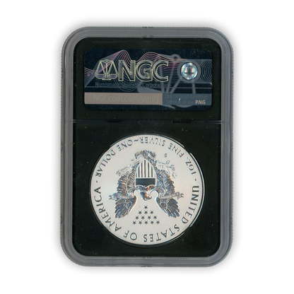 2019-S Silver Eagle Dollar San Francisco NGC PF69 Enhanced Reverse First Releases Trolley Label - CoinsTV