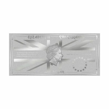 2022 Iron Maiden Senjutsu  5 g Silver .999 Prooflike Note - CoinsTV