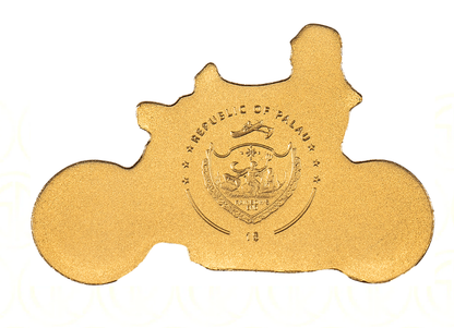 2022 Palau Golden Highlights Biker 0.5 gram .9999 Gold - CoinsTV