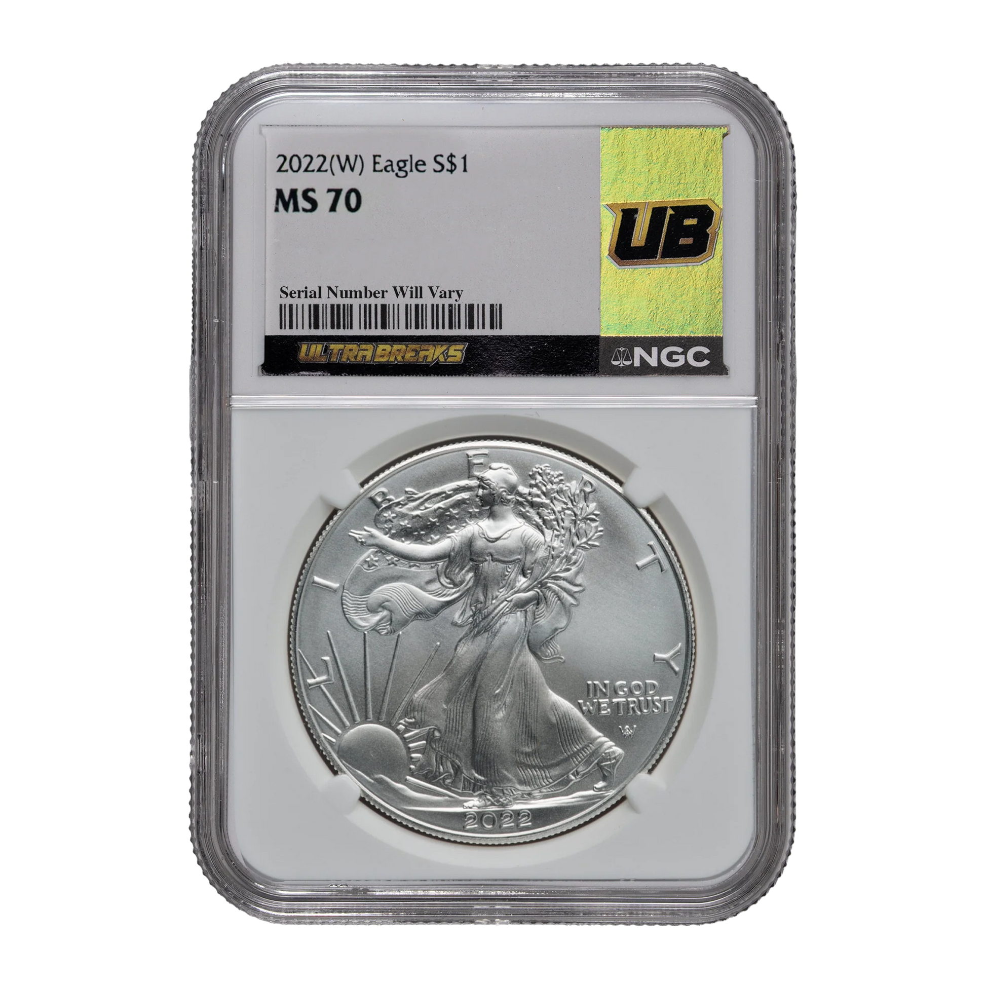 UltraBreaks Saved by the 90s Silver Eagle NGC Certified - CoinsTV