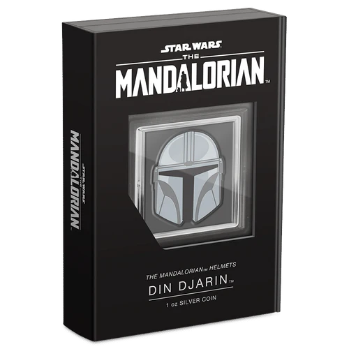 2023 Niue Star Wars Mandalorian Helmets Din Djarin 1 oz Silver Coin - CoinsTV