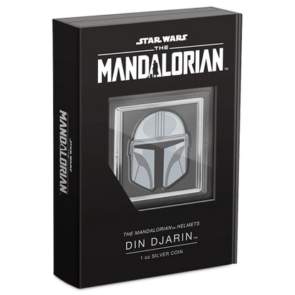 2023 Niue Star Wars Mandalorian Helmets Din Djarin 1 oz Silver Coin - CoinsTV