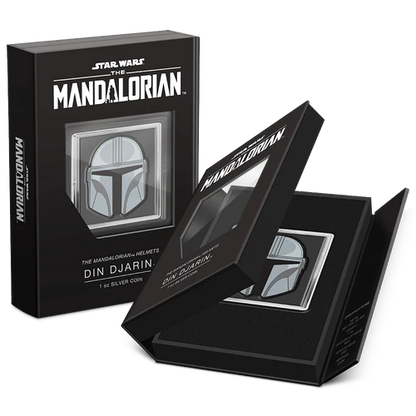 2023 Niue Star Wars Mandalorian Helmets Din Djarin 1 oz Silver Coin - CoinsTV