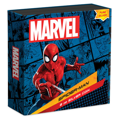 2023 Marvel Spider-Man Coin 3oz Silver Coin - CoinsTV