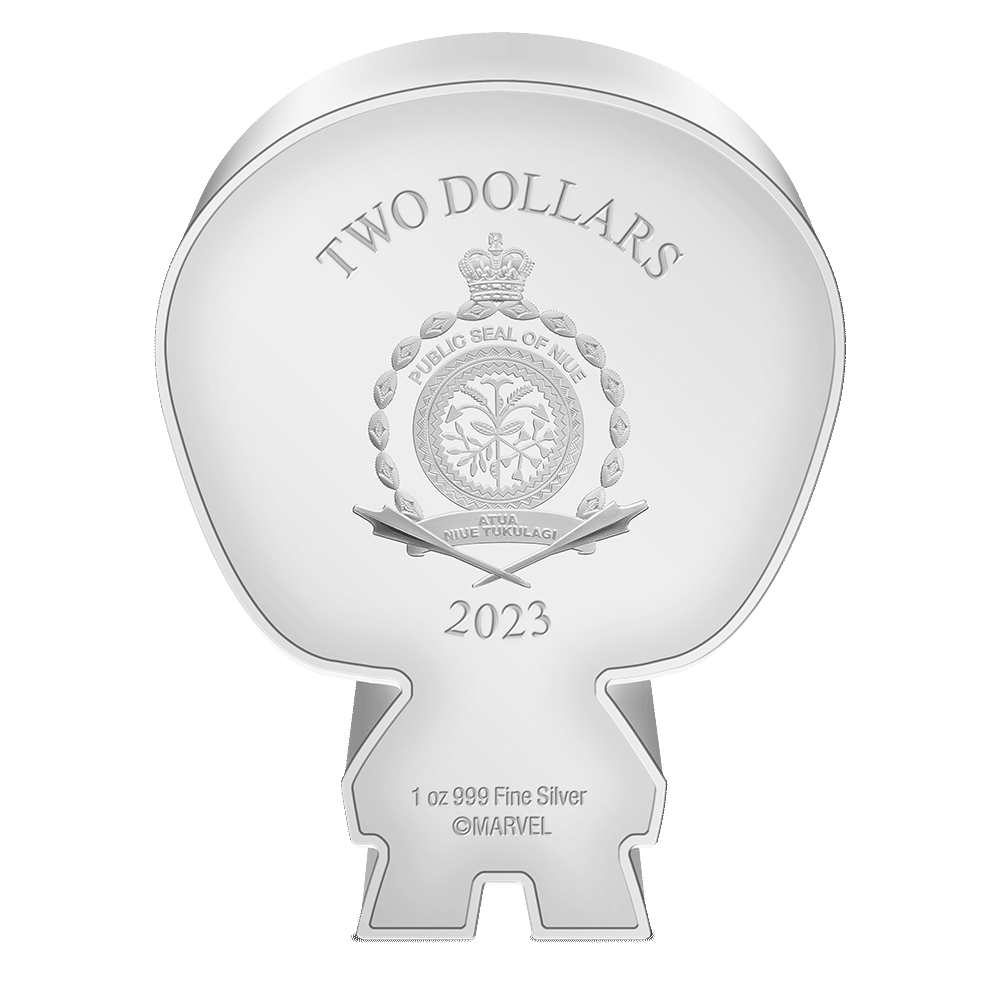 2023 Marvel - CHIBI Captain America 1oz Silver Coin - CoinsTV