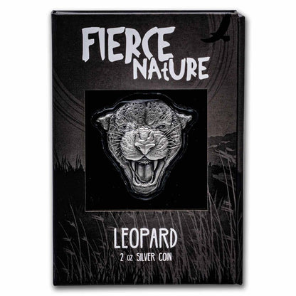 2023 Niue Fierce Nature Leopard 2 oz Silver
