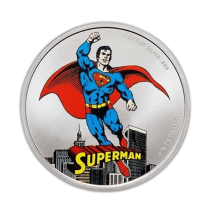 2023 1 oz Superman DC Comics Colored Silver