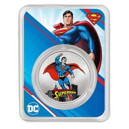 2023 1 oz Superman DC Comics Colored Silver