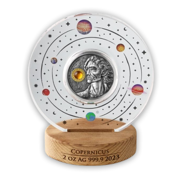 2023 Germania Mint - Copernicus - Kopernikus Malta 2 oz Silver High-Relief BU