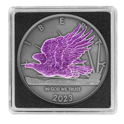 PREORDER:  2023 IconMint Malibu Dream Mercanti Eagle 1 oz Silver - CoinsTV