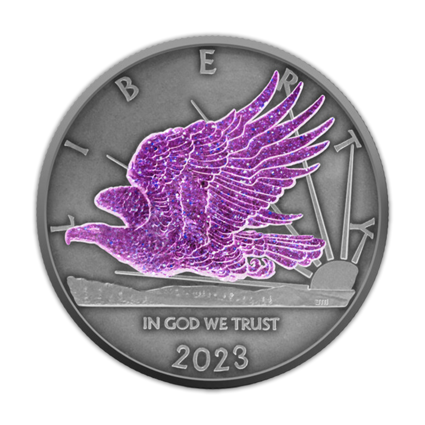 PREORDER:  2023 IconMint Malibu Dream Mercanti Eagle 1 oz Silver - CoinsTV