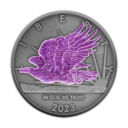 PREORDER:  2023 IconMint Malibu Dream Mercanti Eagle 1 oz Silver - CoinsTV