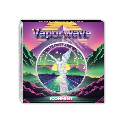 2023 Vaporwave Mexican Libertad - Icon Mint - CoinsTV