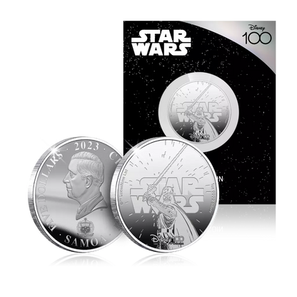 2023 Samoa Star Wars Darth Vader 1 oz Silver - CoinsTV