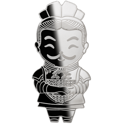 2024 Fiji Terracotta Army Chibi 10g Silver - CoinsTV